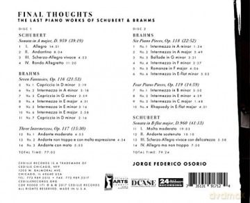 Osorio,Jorge Federico: Final Thoughts [2CD]