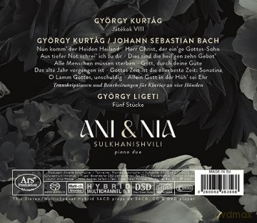 Ani & Nia Sulkhanishvili Piano Duo: Flowers We Are ... - Werke Für Klavierduo Von Kurtág, Bach & Ligeti [CD]