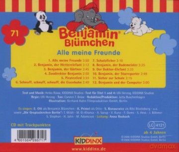 Benjamin Blümchen: Folge 71: Alle Meine Freunde [CD]