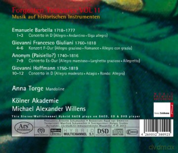 Anna Torge: Forgotten Treasures Vol.11 - Musik Auf Historischen Instrumenten [CD]