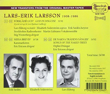 Elisabeth Söderström: Förklädd Gud [CD]