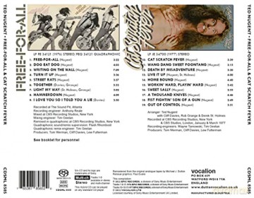 Nugent,Ted: Free-For-All/Cat Scratch Fever [CD]