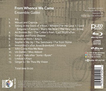 Ensemble Galilei: From Whence We Came (Blu-Ray Und Cd) [2CD]