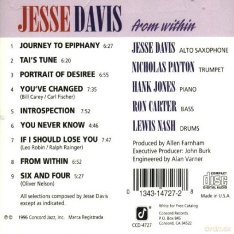 Davis,Jesse: From Within [CD]