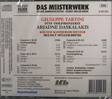Daskalakis: Fünf Violinkonzerte [CD]
