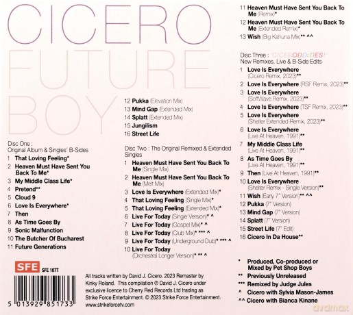Cicero: Future Boy - Expanded Edition [3CD]