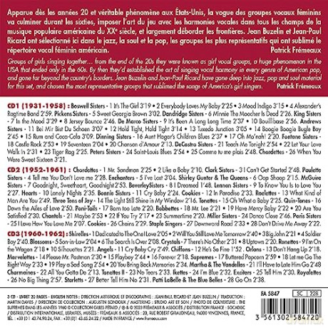 Diverse: Girls Vocal Girl Groups - Jazz Pop Doo-Wop Soul - 1931-1962 [3CD]