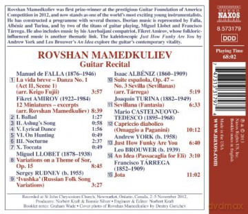 Mamedkuliev,Rovshan: Gitarrenrecital [CD]