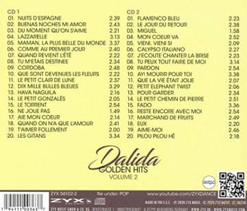Dalida: Golden Hits Vol.2 [2CD]