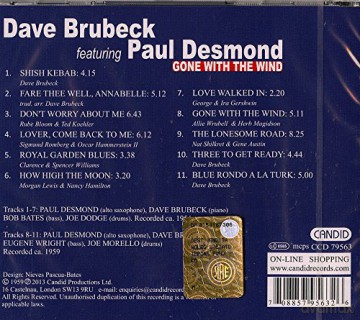 Dave Brubeck: Gone With The Wind [CD]