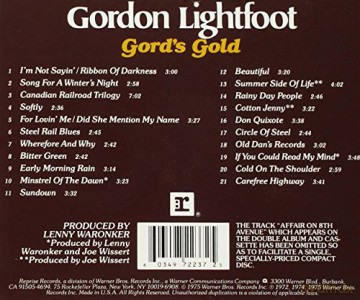 Gordon Lightfoot: Gord's Gold [CD]