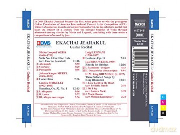 Jearakul,Ekachai: Guitar Recital [CD]