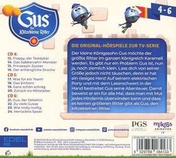 Gus-der Klitzekleine Ritter: Gus - Der Klitzekleine Ritter: Die Hörspiel-Box Mit Den Folgen 4 - 6 - Die Original-Hörspiele Zur Tv-Serie [3CD]
