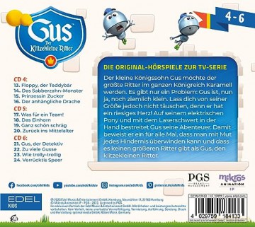 Gus-der Klitzekleine Ritter: Gus - Der Klitzekleine Ritter: Die Hörspiel-Box Mit Den Folgen 4 - 6 - Die Original-Hörspiele Zur Tv-Serie [3CD]