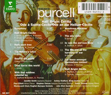 Gardiner: Hail Bright Cecilia [CD]