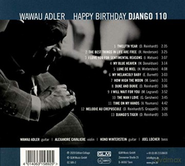 Wawau Adler: Happy Birthday Django 110 [CD]