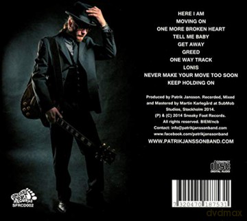 Patrik Jansson Band: Here We Are (digipack) [CD]