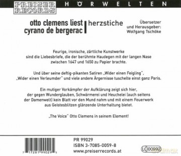 Otto Clemens: Herzstiche - Die Briefe Des Cyrano De Bergerac [CD]