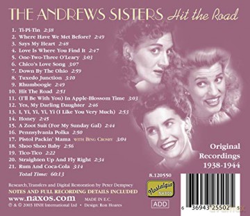 The Andrews Sisters: Hit The Road [CD]