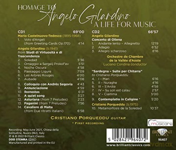 Porqueddu,Cristiano: Homage To Angelo Gilardino,A Life For Music [2CD]