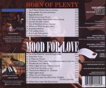 Bilk,Acker: Horn Of Plenty/Mood For Love [CD]
