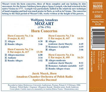 Muzyk: Hornkonzerte [CD]