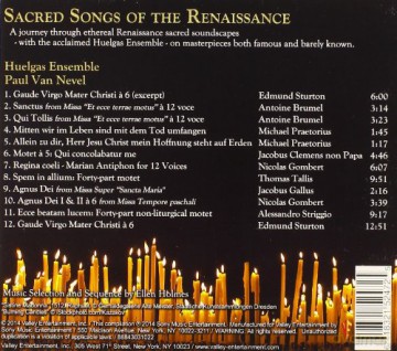 Huelgas Ensemble: Huelgas Ensemble - Sacred Songs Of The Renaissance [CD]