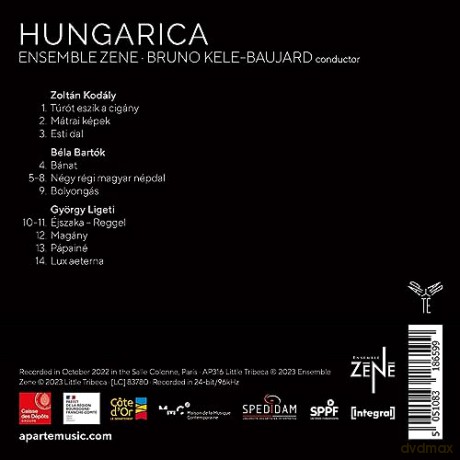 Ensemble Zene: Hungarica (Chorwerke) [CD]