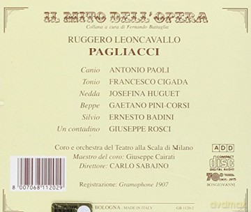 Paoli: I Pagliacci (Ga) [CD]