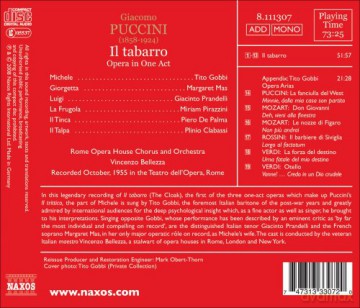 Bellezza: Il Tabarro [CD]