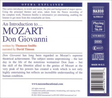 Timson,David: Introduction To Don Giovanni [CD]