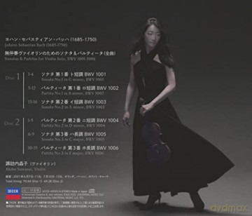 Bach & Akiko & Suwanai: J.S. Bach: Sonatas And Partitas For Solo Violin (Uhqcd) [2CD]