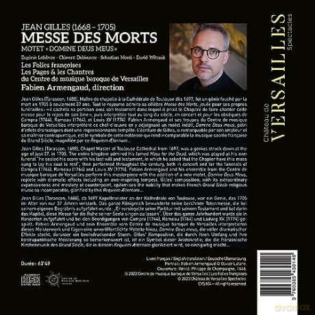 Fabien Armengaud: Jean Gilles: Messe Des Morts, Domine Deus Meus [CD]