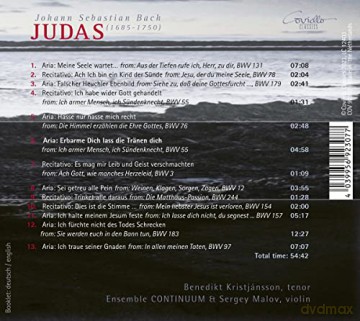 Benedikt Kristjánsson: Johann Sebastian Bach: Judas - Arien Und Rezitative [CD]