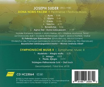 St. Petersburger Kammerchor: Joseph Suder - Dona Nobis [CD]