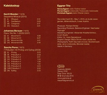 Eggner Trio: Kaleidoskop [CD]