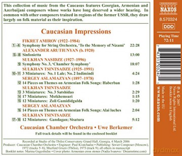 Berkemer,Uwe: Kaukasische Impressionen [CD]