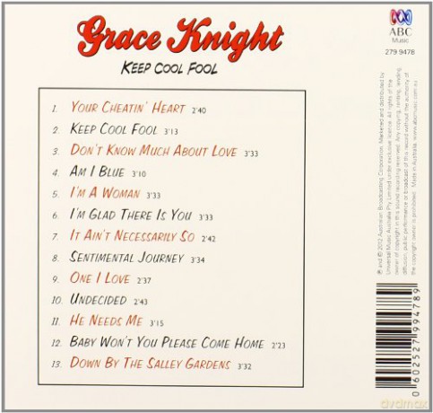 Grace Knight: Keep Cool Fool [CD]