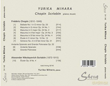 Mihara,Yurika: Klaviermusik [CD]