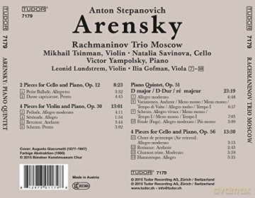 Rachmaninov Trio Moscow: Klavierquintett/+ [CD]