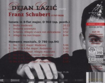 Lazic,Dejan: Klaviersonate D 960/Moments Musicals D 780 [CD]