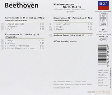 Brendel,Alfred: Klaviersonaten 14,17 [CD]