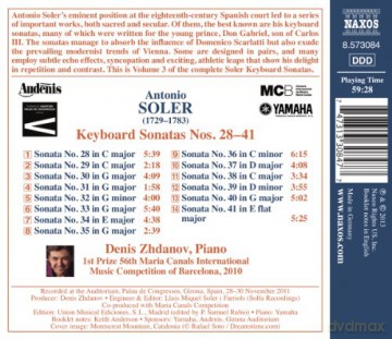 Zhdanov,Denis: Klaviersonaten 28-41 [CD]