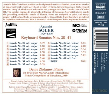 Zhdanov,Denis: Klaviersonaten 28-41 [CD]