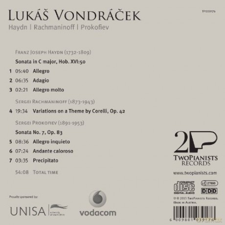 Vondracek,Lukas: Klaviersonaten/Variationen [CD]
