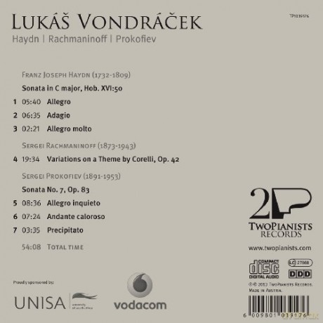 Vondracek,Lukas: Klaviersonaten/Variationen [CD]