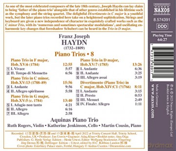Aquinas Piano Trio: Klaviertrios, Vol.8 [CD]