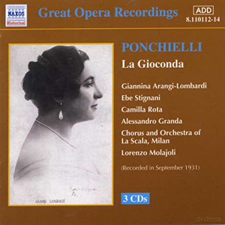 Arangi-Lombardi: La Gioconda [3CD]