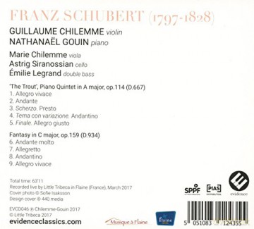 Chilemme,Guillaume: La Truite/Fantaisie [CD]