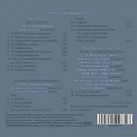 Abrahamsen,Hans: Left,Alone [CD]
